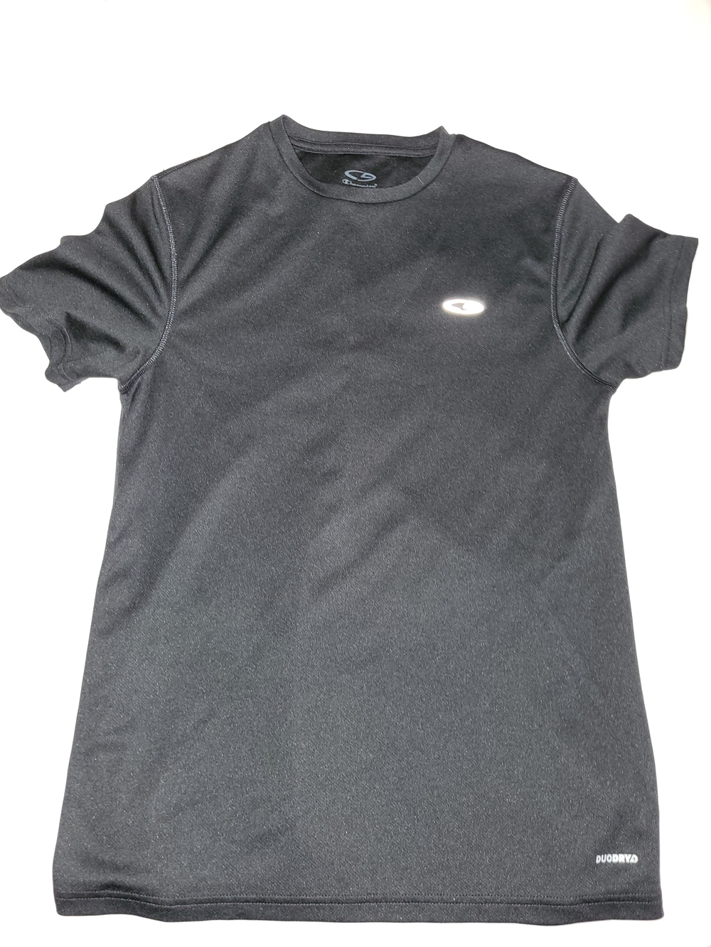 Champion Black Short-Sleeve Crewneck Performance Tee